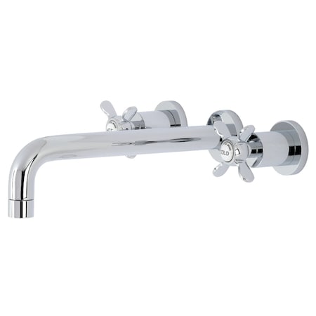 Kingston Brass Roman Tub Faucet, Polished Chrome, Wall Mount KS8021BEX